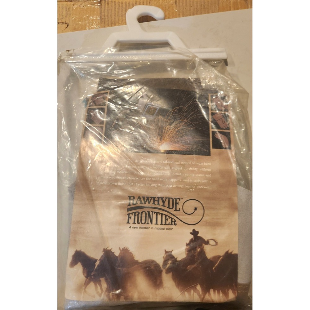 Rawhyde Frontier Heavy-Duty Tanned Leather Welding Spats Boot Guards 86287 Brown